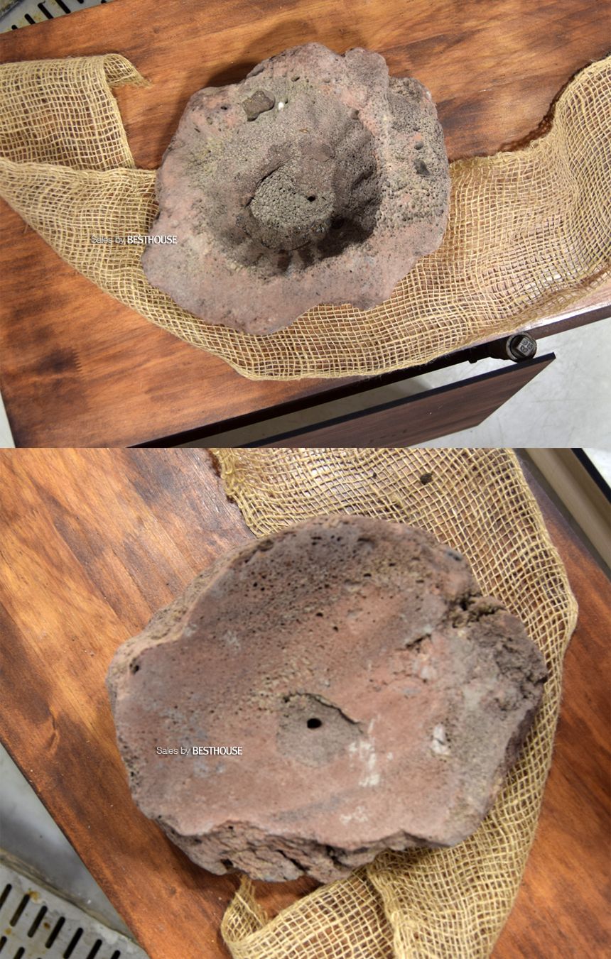 석부작용 화산석 (4호.특대) 약 35cm/화분/정원용품/홈가드닝용품/분재화분/분재용화분/낮은화분/낮은분재
