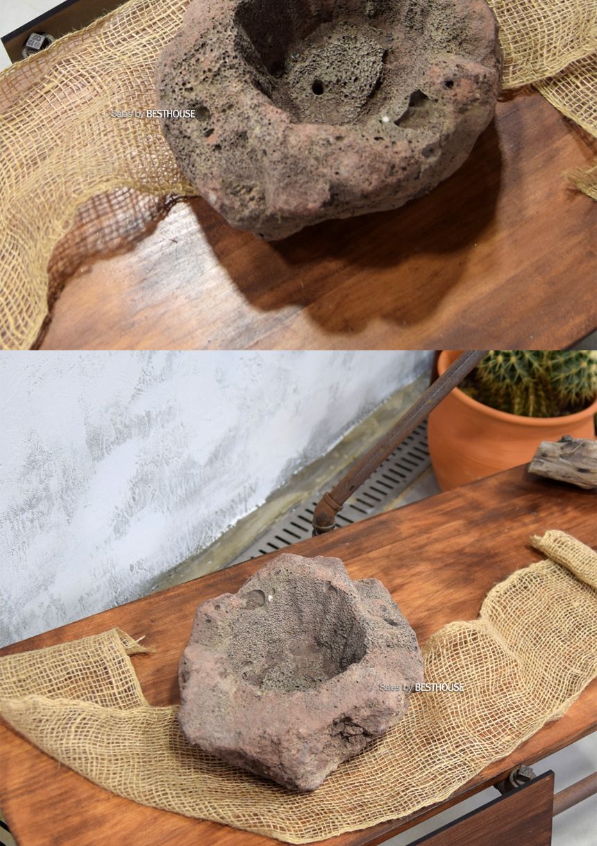 석부작용 화산석 (3호.대) 약 25cm/화분/정원용품/홈가드닝용품/분재화분/분재용화분/낮은화분/낮은분재화