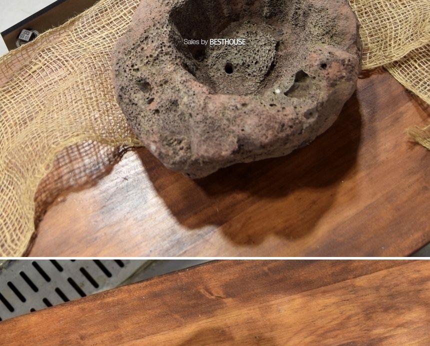 석부작용 화산석 (3호.대) 약 25cm/화분/정원용품/홈가드닝용품/분재화분/분재용화분/낮은화분/낮은분재화