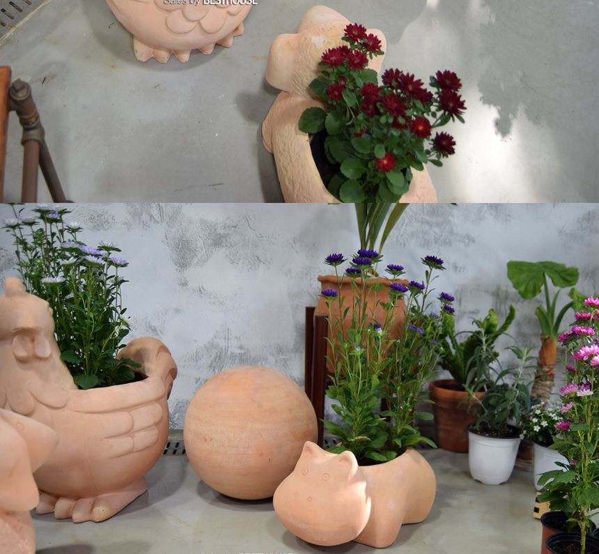 인테리어 토분-볼구 30x30cm/화분/인테리어화분/장식용화분/흙화분/토화분/토분/장식용토분/인테리어토분/