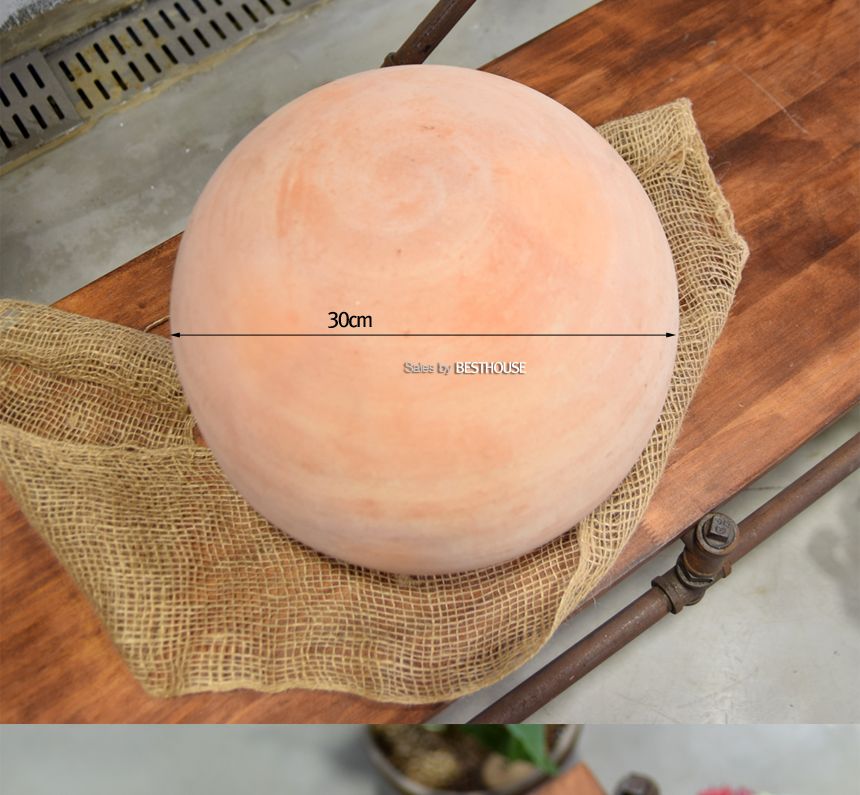인테리어 토분-볼구 30x30cm/화분/인테리어화분/장식용화분/흙화분/토화분/토분/장식용토분/인테리어토분/
