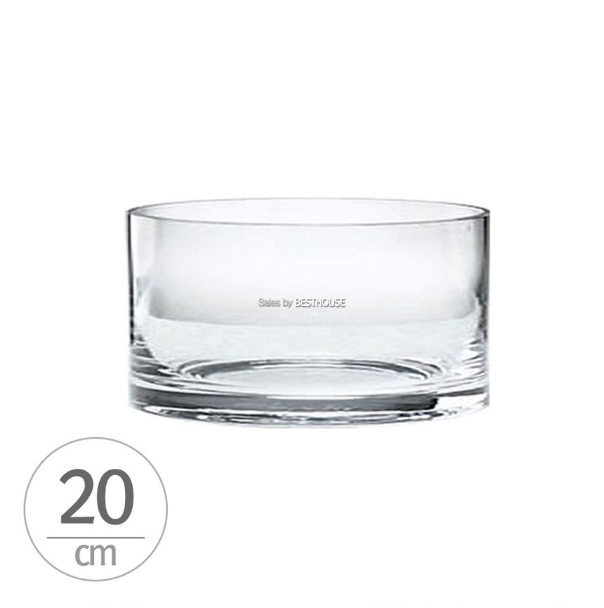 유리화분 화병 수반 SH20x10 낮은원형