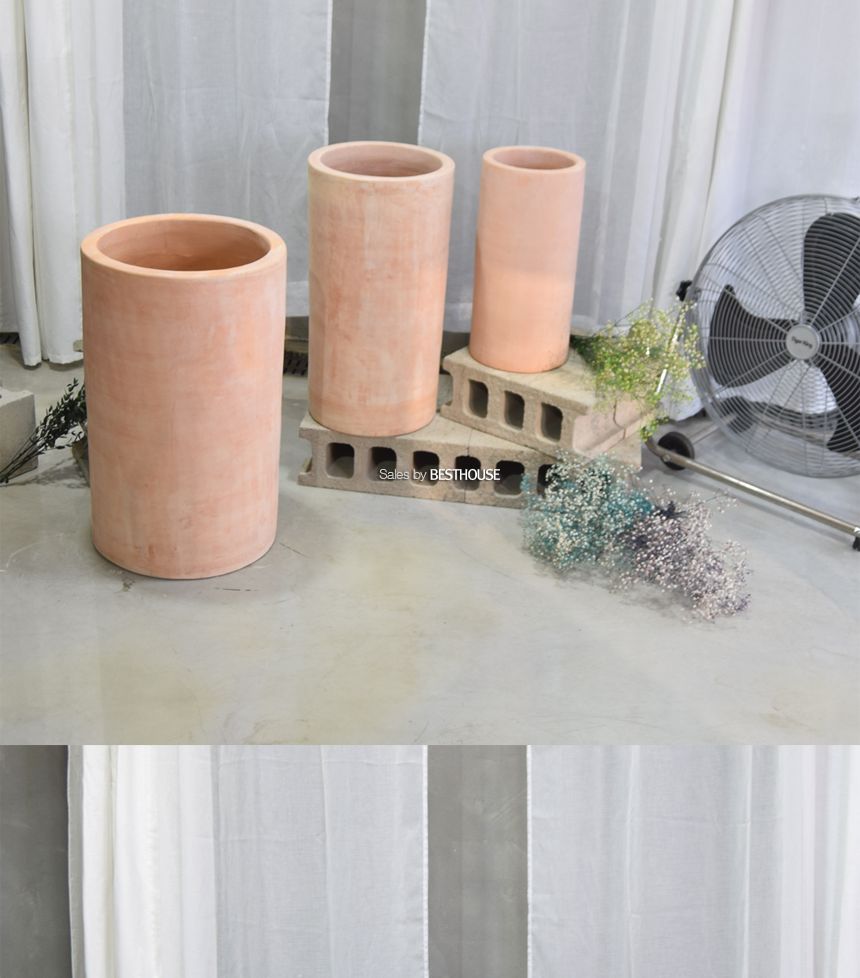 3개셋트 베트남 토분 화분 CV0305 긴정원형23 31 40cm/화분/흙화분/토분/예쁜화분/디자인화분/인테리어화분