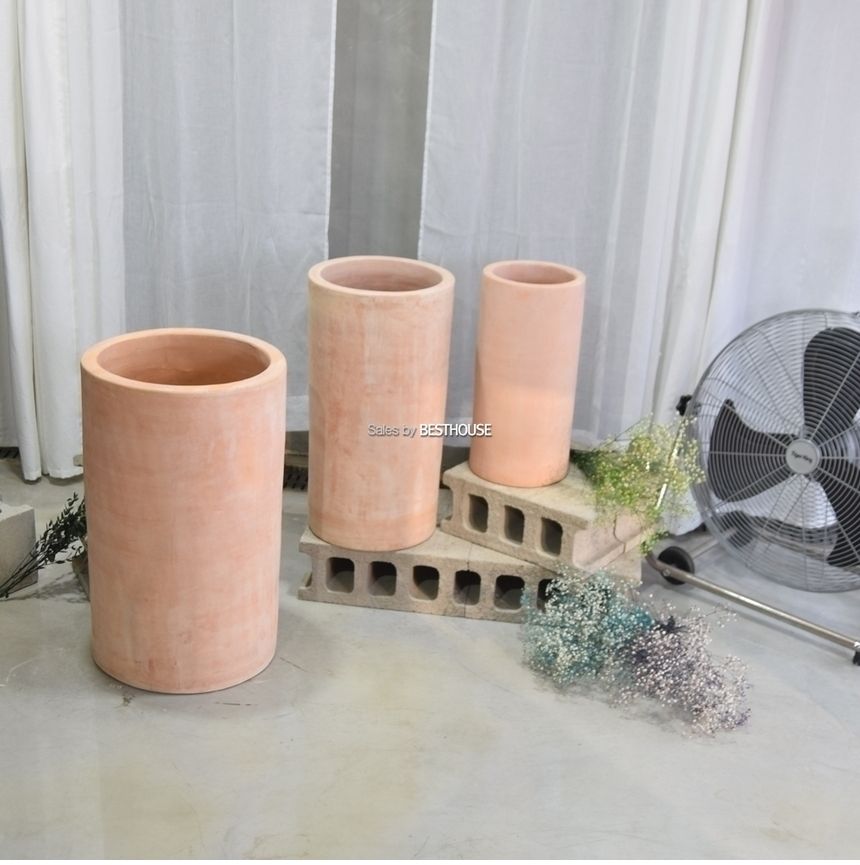 3개셋트 베트남 토분 화분 CV0305 긴정원형23 31 40cm/화분/흙화분/토분/예쁜화분/디자인화분/인테리어화분