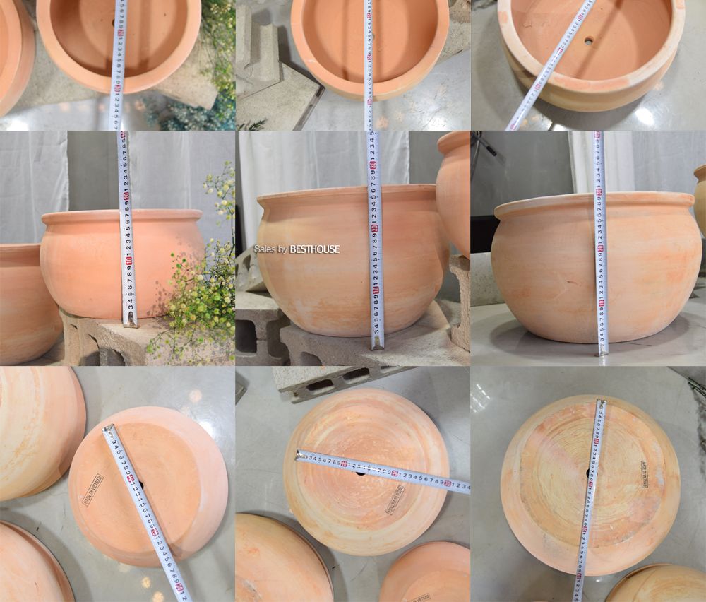 3개셋트 베트남 토분 화분 CV0303 넓은단지30 39 48cm/화분/흙화분/토분/예쁜화분/디자인화분/인테리어화분