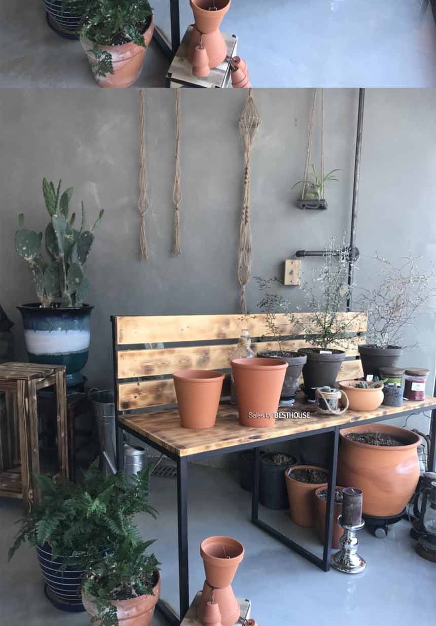 독일산 브라운 로즈분(2호) 14x14cm 꼬깔 토분 화분/화분/흙화분/토분/예쁜화분/디자인화분/인테리어화분/