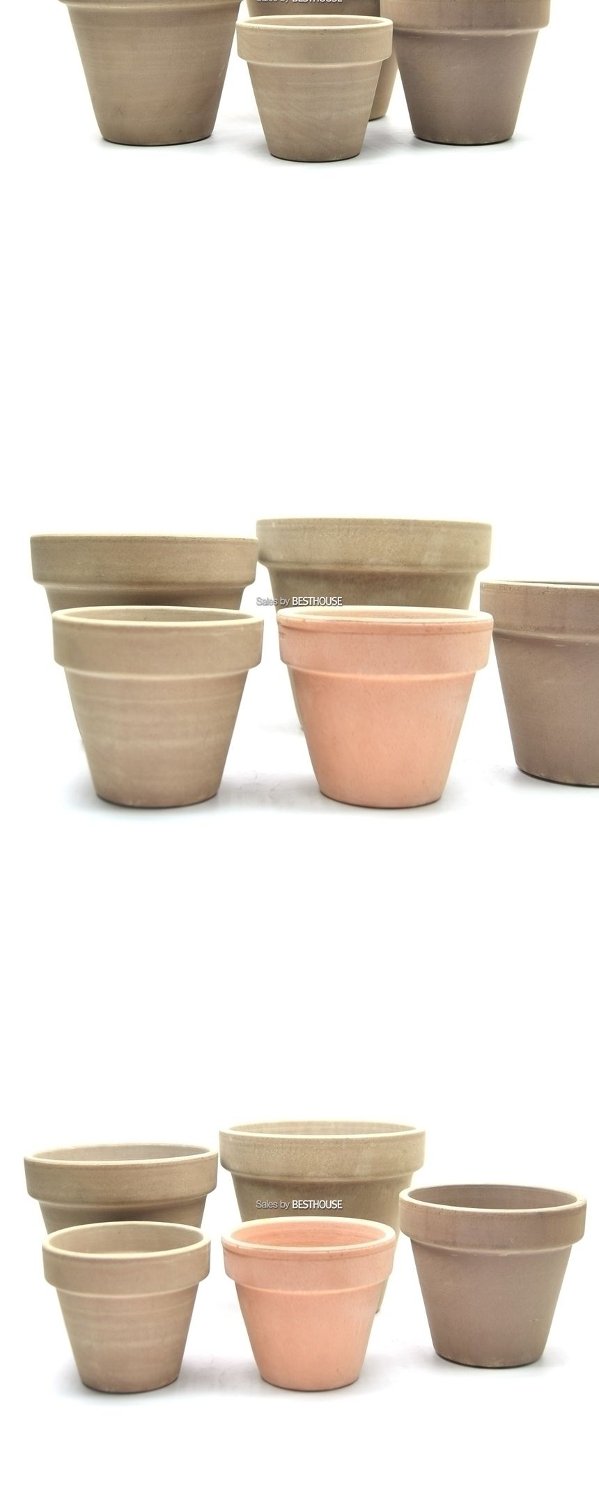 이탈리아 토분.기본형 바소 모카(그레이)R13 13x12cm/화분/흙화분/토분/예쁜화분/디자인화분/인테리어화분/