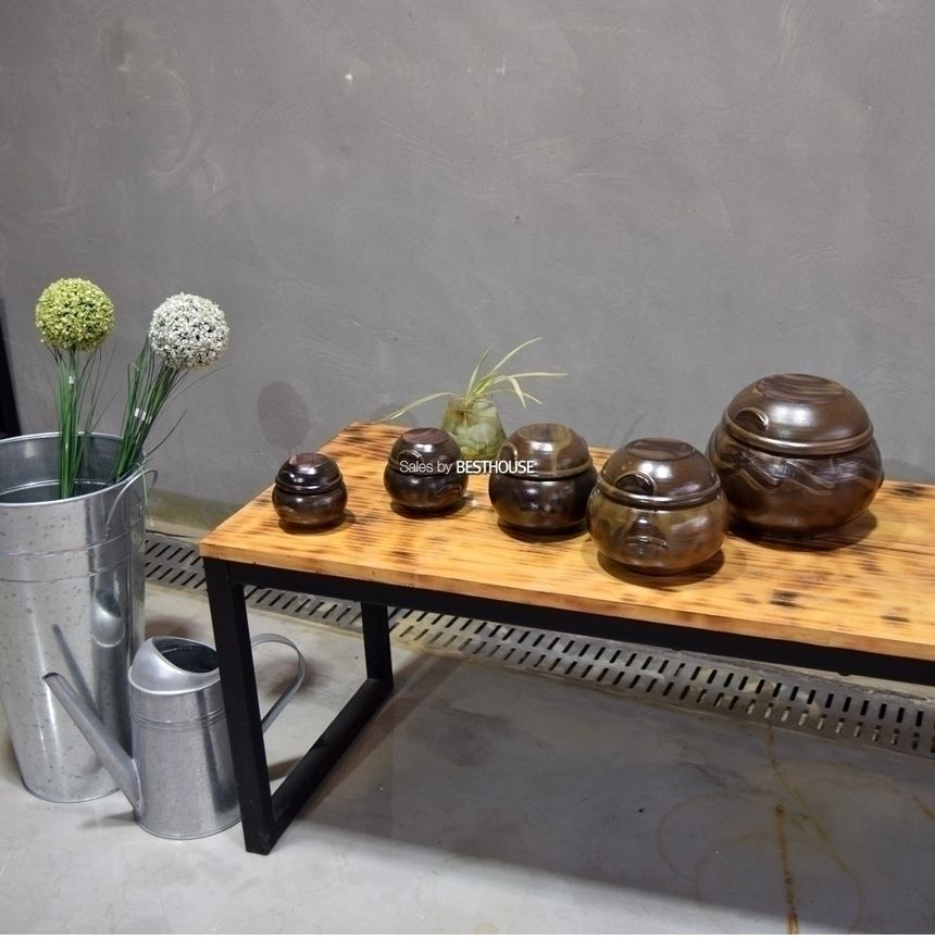 미니 옹기 항아리 양념병 다육이화분 (4호)10x10cm/미니화분/화분/옹기화분/옹기미니화분/다육화분/다육미