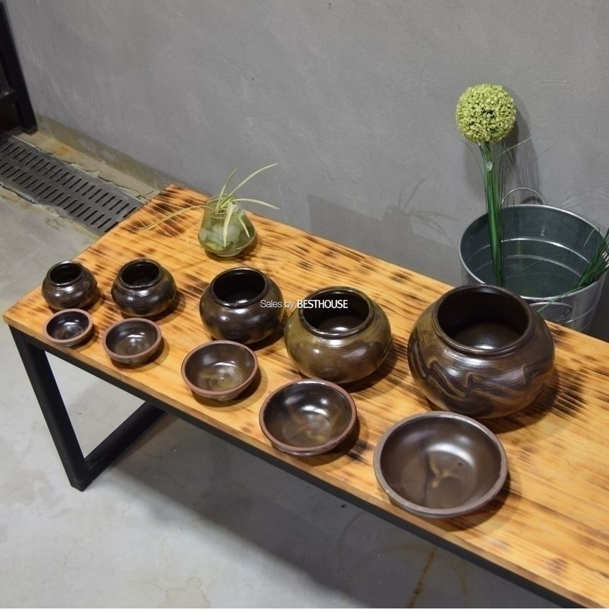 미니 옹기 항아리 양념병 다육이화분 (3호)9x9cm/미니화분/화분/옹기화분/옹기미니화분/다육화분/다육미니