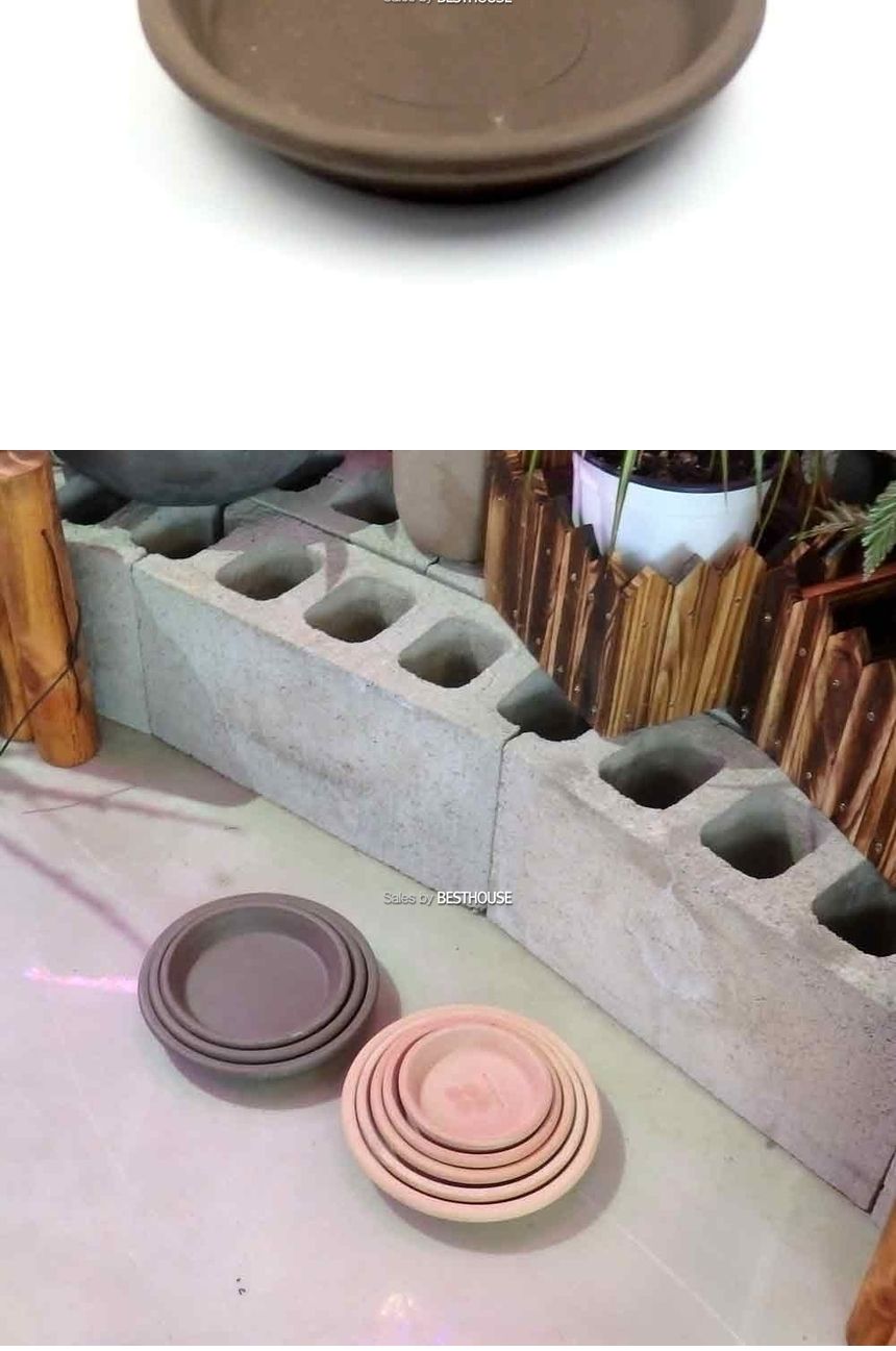 이탈리아 토분.화분받침 초코R28 내경22 외경28cm/화분대/화분받침/화분받침대/토기화분받침/흙화분받침/화