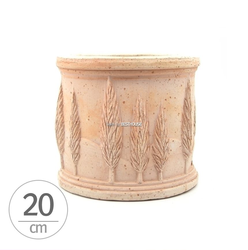 이탈리아 명품 수제토분CLCI8818 E20 20x18cm/화분/토기화분/도기화분/흙화분/주물럭화분/예쁜화분/옹기화
