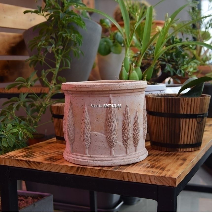이탈리아 명품 수제토분CLCI8818 E20 20x18cm/화분/토기화분/도기화분/흙화분/주물럭화분/예쁜화분/옹기화