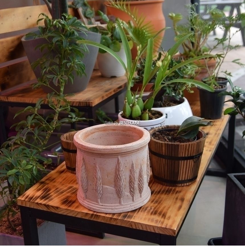 이탈리아 명품 수제토분CLCI8818 E20 20x18cm/화분/토기화분/도기화분/흙화분/주물럭화분/예쁜화분/옹기화