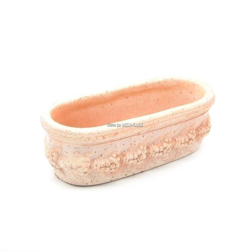 이탈리아 명품 수제토분CCI120 20x9x7cm/화분/토기화분/도기화분/흙화분/주물럭화분/예쁜화분/옹기화분/수
