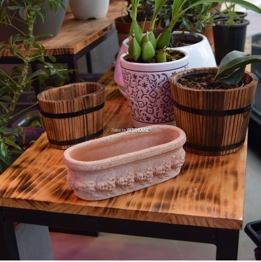 이탈리아 명품 수제토분CCI120 20x9x7cm/화분/토기화분/도기화분/흙화분/주물럭화분/예쁜화분/옹기화분/수