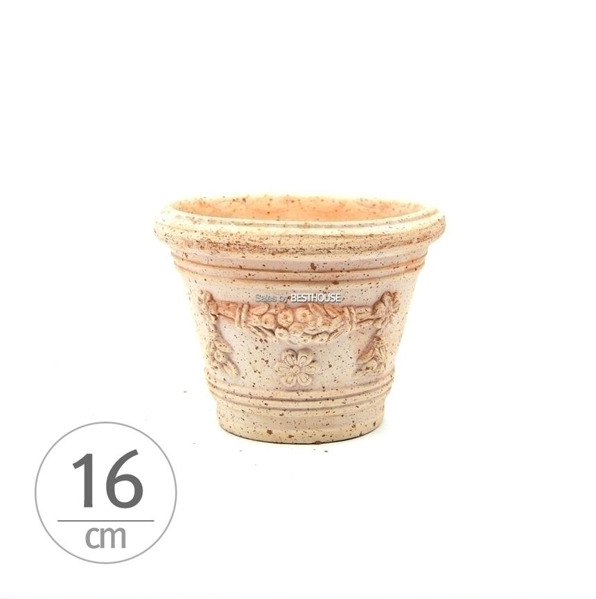 이탈리아 명품 수제토분VLFI415 E16 16x12cm/화분/흙화분/토분/예쁜화분/디자인화분/인테리어화분/인테리어