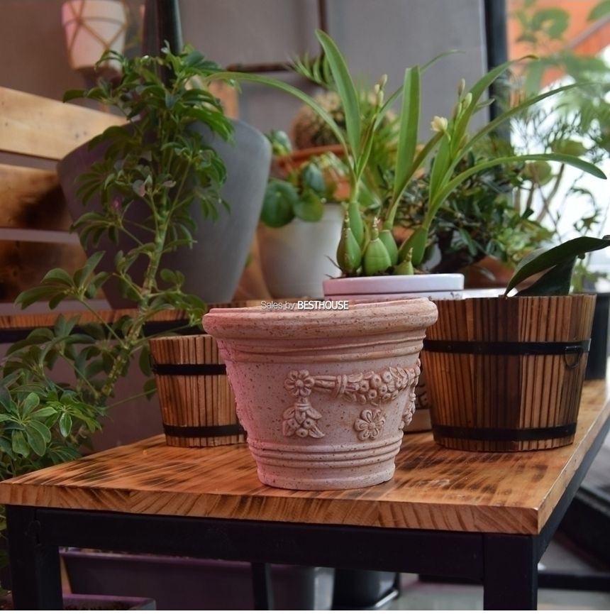 이탈리아 명품 수제토분VLFI415 E20 20x16cm/화분/토기화분/도기화분/흙화분/주물럭화분/예쁜화분/옹기화분