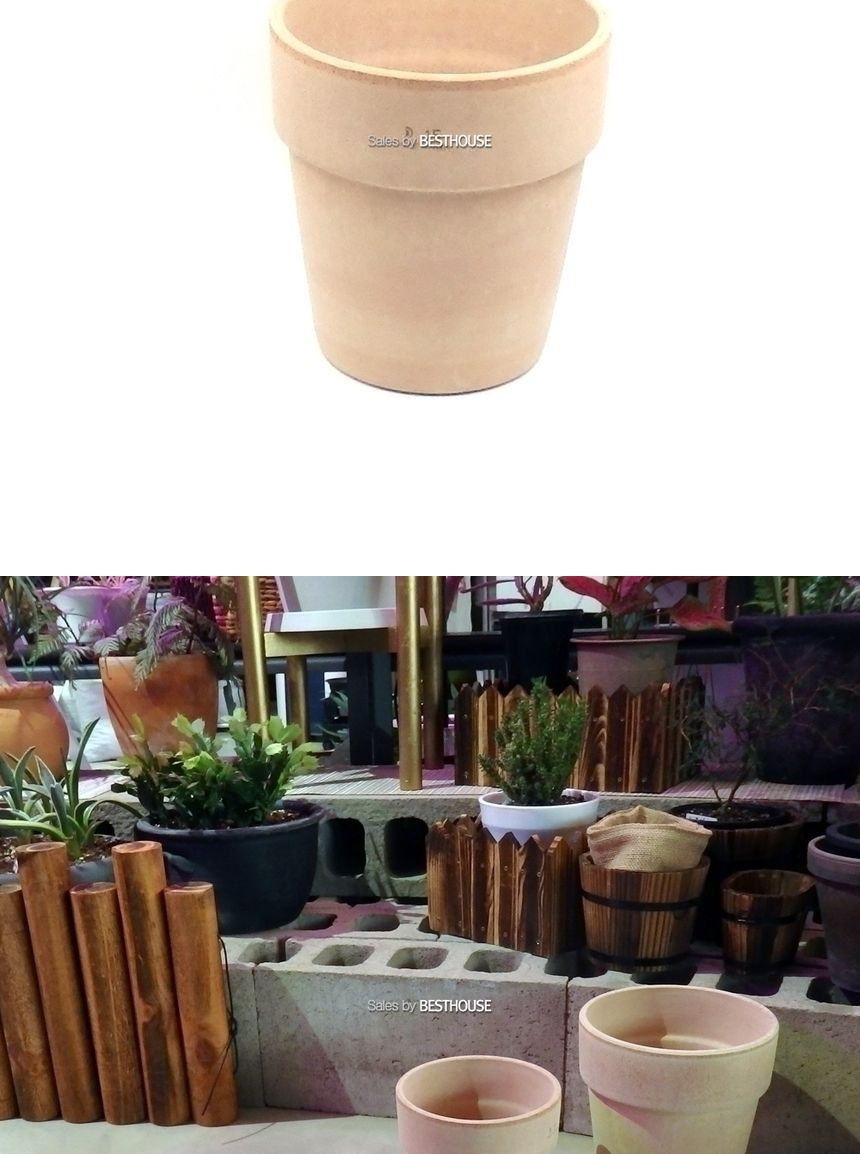 이탈리아 토분.바소 알토 아레나(베이지)E31 31x36cm/화분/흙화분/토분/예쁜화분/디자인화분/인테리어화분/
