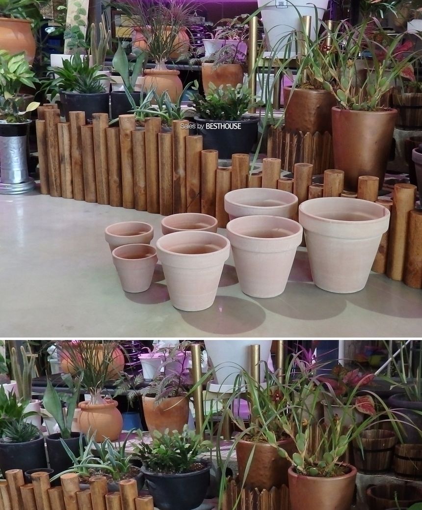 이탈리아 토분.기본형 바소 아레나(베이지)R21 21x19cm/화분/흙화분/토분/예쁜화분/디자인화분/인테리어화