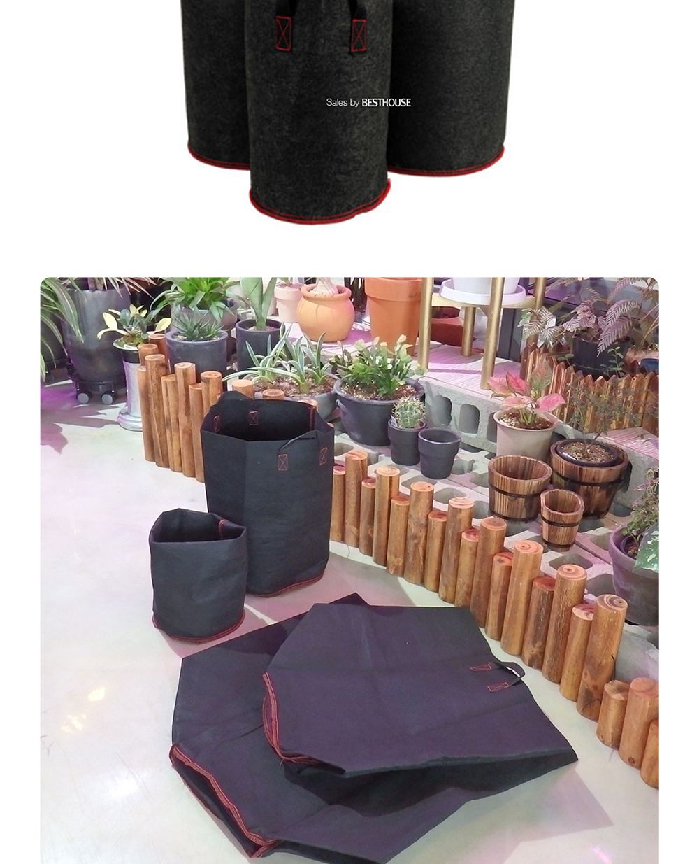 부직포 화분 30갤런(약110L) 45x60cm
