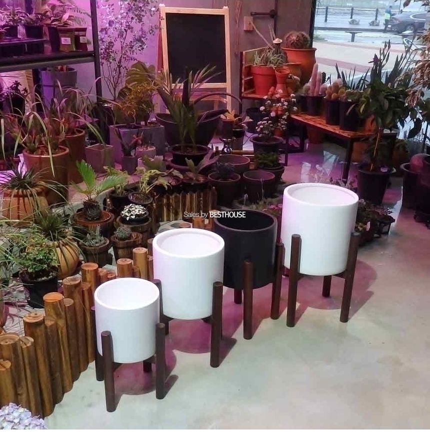 (블랙) 모던 도기 명품반열 무광 원통형 20x20cm/화분/심플화분/예쁜화분/감성화분/화분선물/모던화분/선물