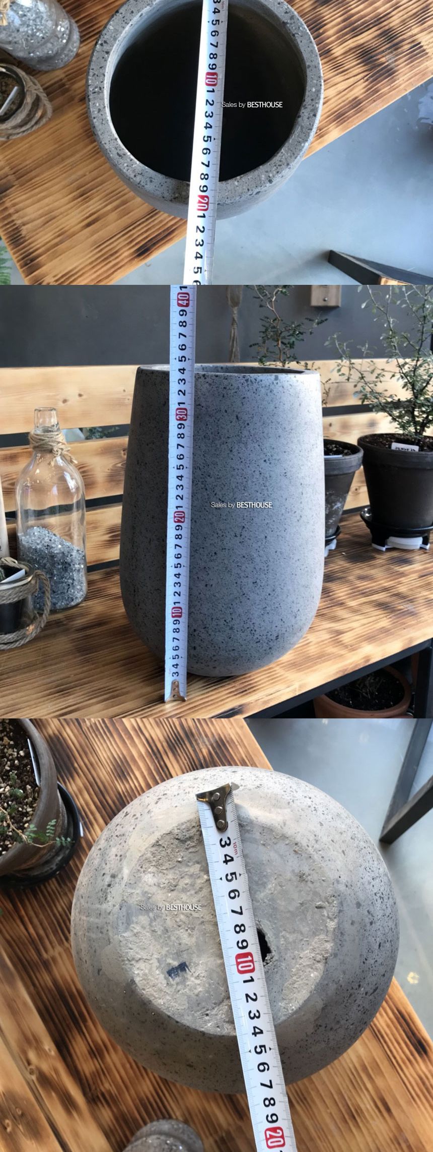 모던 테라스톤 화분 타원형 20x34cm 화이트/화분/기화분/심플화분/예쁜화분/감성화분/화분선물/심플한화분/