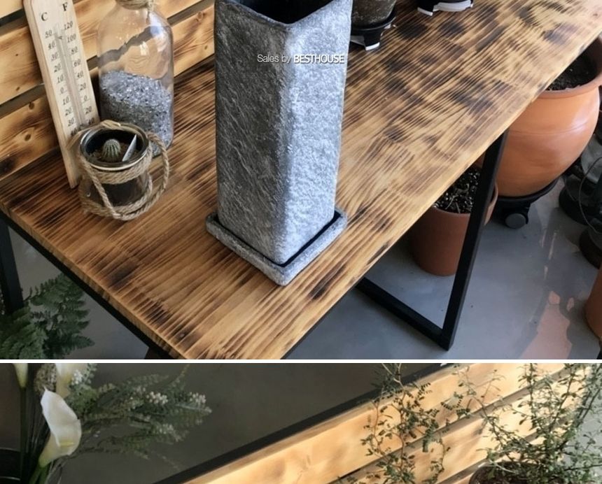 빈티지 시멘트 화분 긴정사각 10x10x30cm/화분/네모화분/사각화분/모던사각화분/예쁜사각화분/토기화분/도