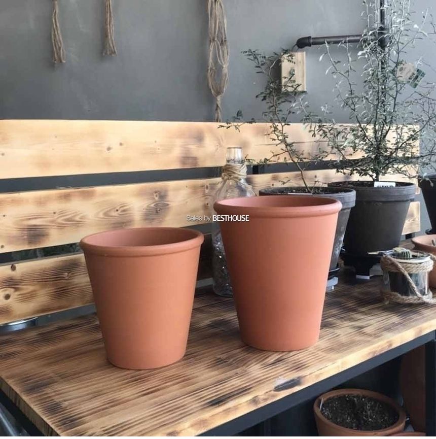 독일산 브라운 로즈분(3호) 16x16cm 꼬깔 토분 화분/화분/흙화분/토분/토분세트/화분세트/인테리어화분/인