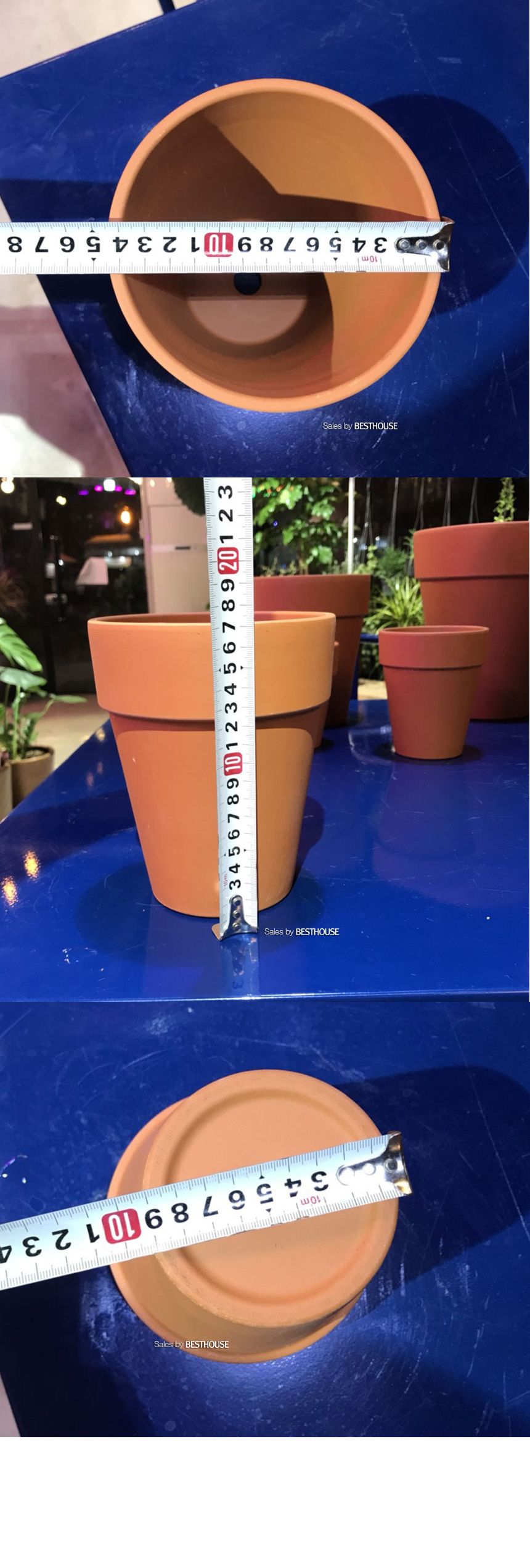 황토빛 긴기본형 14.5x17cm(3호) 독일산 토분/화분/흙화분/토분/예쁜화분/디자인화분/인테리어화분/인테리