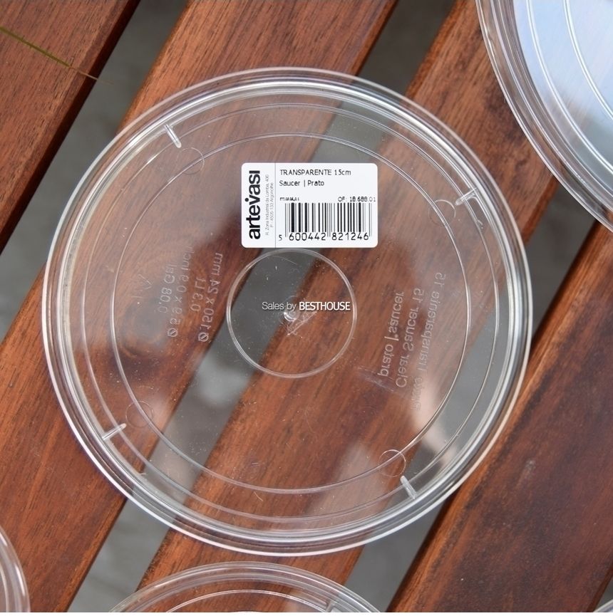 ARTEVASI 투명 동그라미 (4호) 내경155mm 외경180mm 화분받침대 투명받침대 투명화분받침대 모던화분받침대 물받침대 화분물받침대 원형화분받침 원형화분받침대 화분대 화분받침 화분받침대 플라스틱화분받침 플라스틱화분받침대 화분 심플화분받침