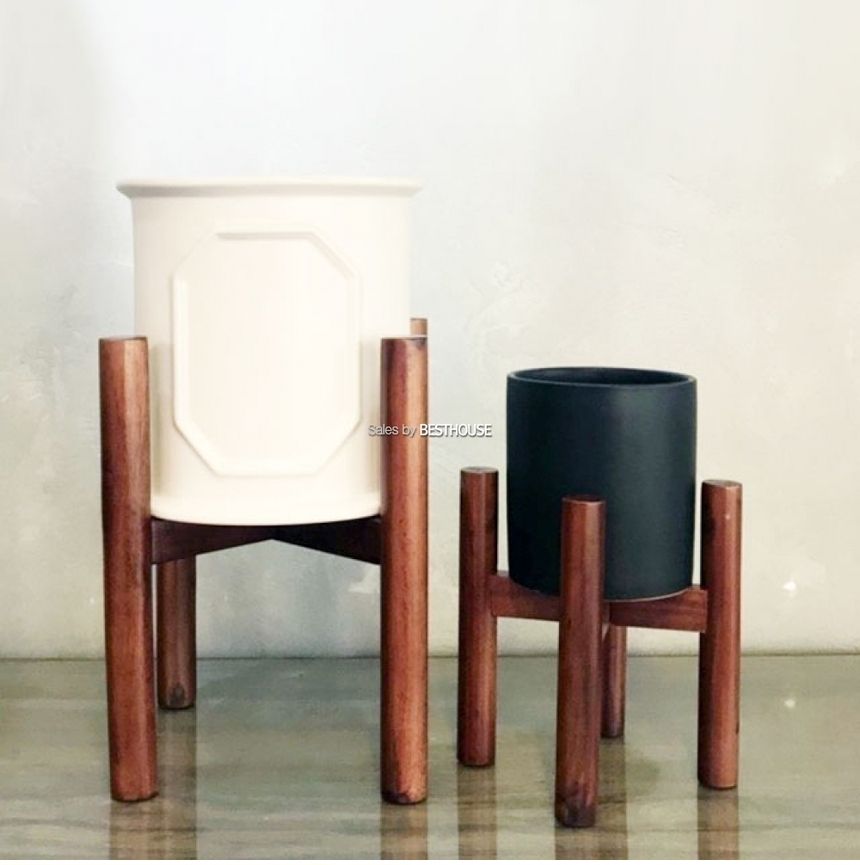 원주목형 원목 화분 받침대 (A3호) 내경250mm 우드스텐드/화분받침/화분받침대/우드화분받침/나무화분받침/