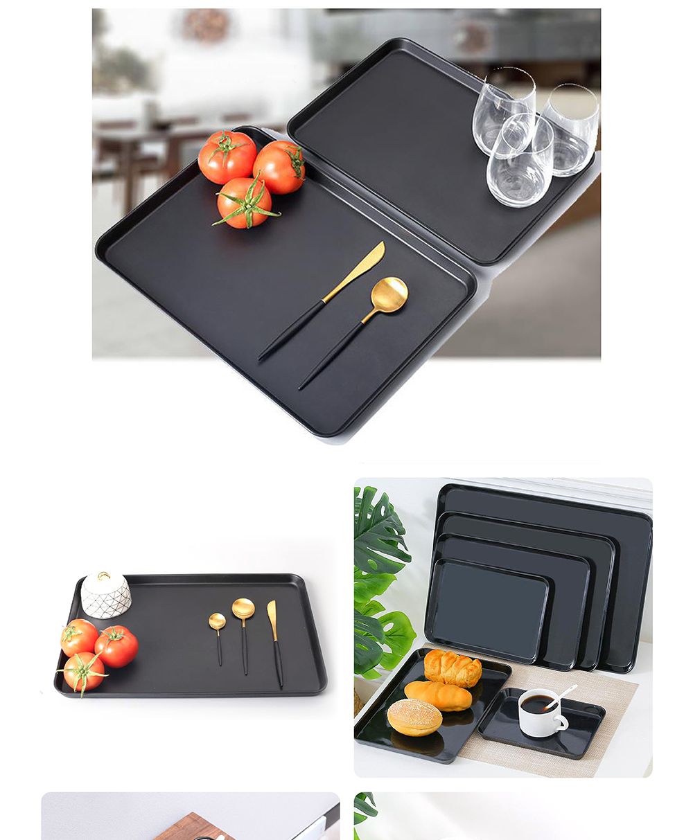 (블랙) 은성 세진 직사각 31x47cm(6호)플라스틱 화분받침대/플라스틱화분받침대/사각화분받침/사각화분받침