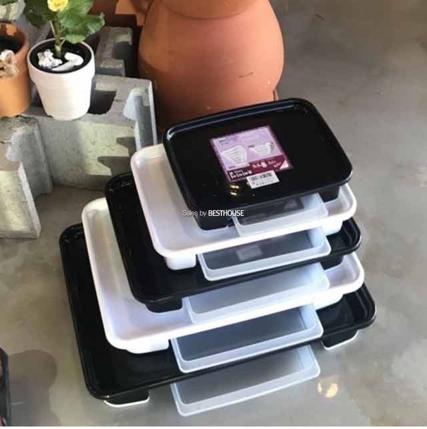 (블랙 (바퀴추가)) 청운 직사각 바퀴2호 22x30cm 물받침 화분받침대/화분받침/화분받침대/화분물받침/인테