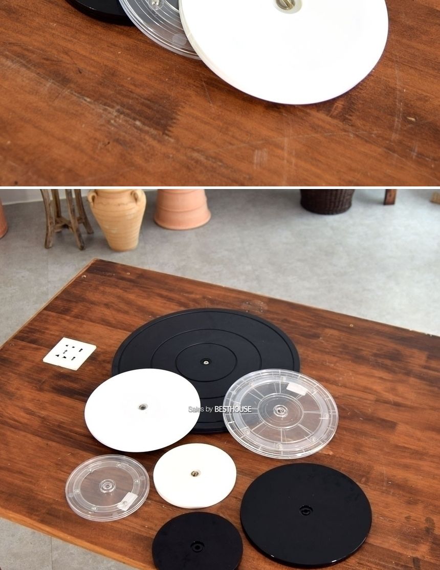 초슬림 플라스틱 회전판-꽃꽂이 돌림판 BS-15 15cm 화분받침 화분받침대 화분대 꽃꽂이받침대 꽃꽂이받침 장식대 원형화분받침 회전화분받침 회전화분선반 꽃꽂이화분선반대