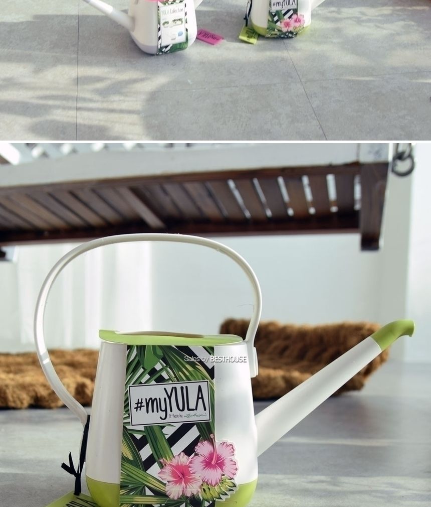 (그린 투톤) 투톤컬러 MyYULA 물조리개 1.7L 물조루/분무기/물조루/물조리개/물조리게/물뿌리게/물뿌리개/