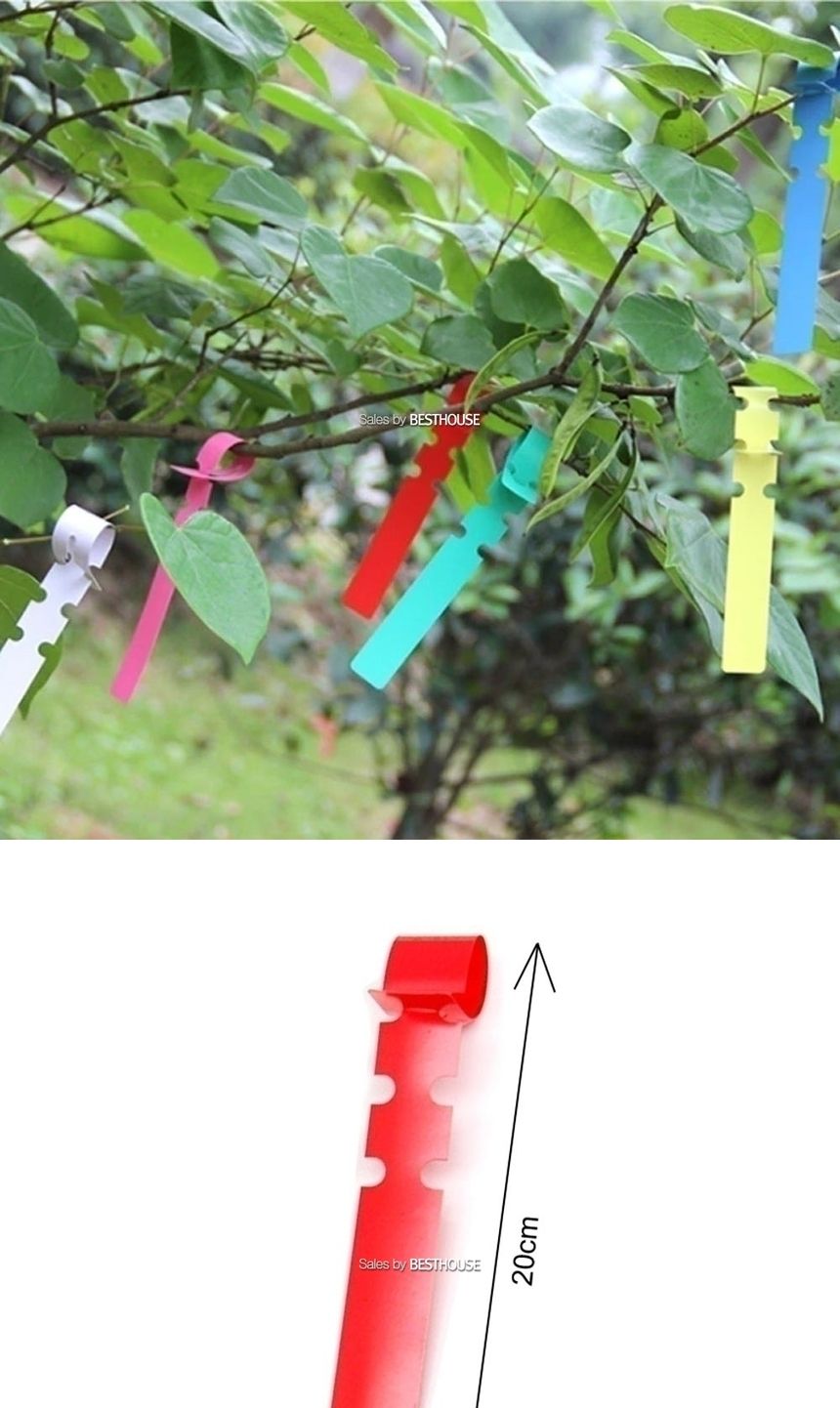 PP 화분이름표 트리라벨 2x20cm (200개 1묶음)/이름표/식물이름표/네임택/식물네임택/홈가드닝/원예용품/나