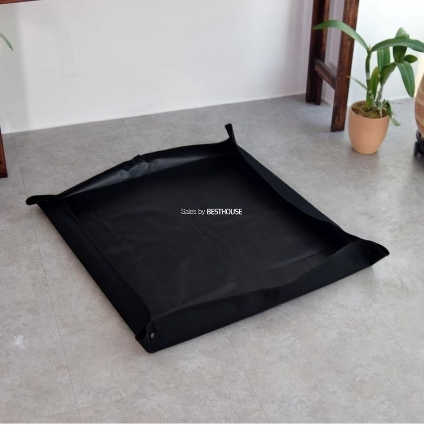 원예용 분갈이매트(100x100cm) 프리미엄 블랙에디션/분갈이매트/분갈이패드/분갈이깔개/분갈이받침/분갈이