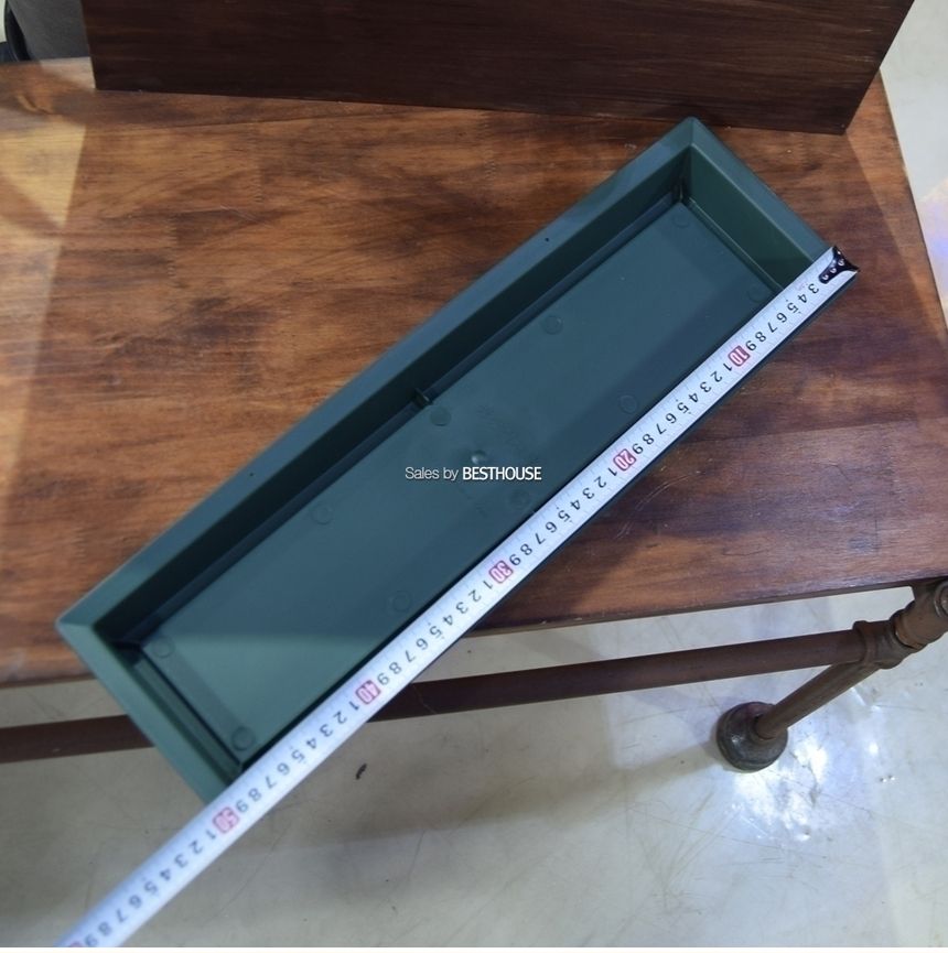 오아시스 플라스틱 수반 -직사각(쌍장) 50x15cm