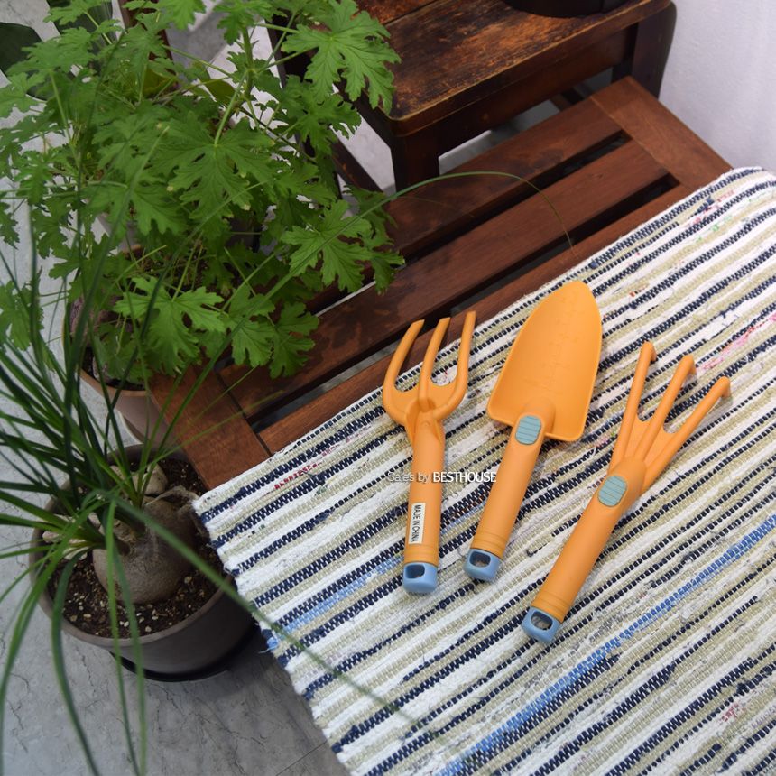 플라스틱 모종삽 3종셋트 (약 28cm) 모종삽.갈퀴.삼지창/화분정리/화분정리대/인테리어화분대/화분받침대/