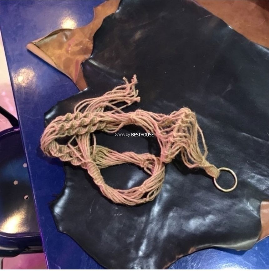 공중 화분걸이 행잉 그물 밧줄(고급형) 15-25cm 화분용 마크라메 공중식물걸이/화분걸이/화분행잉/행잉/인