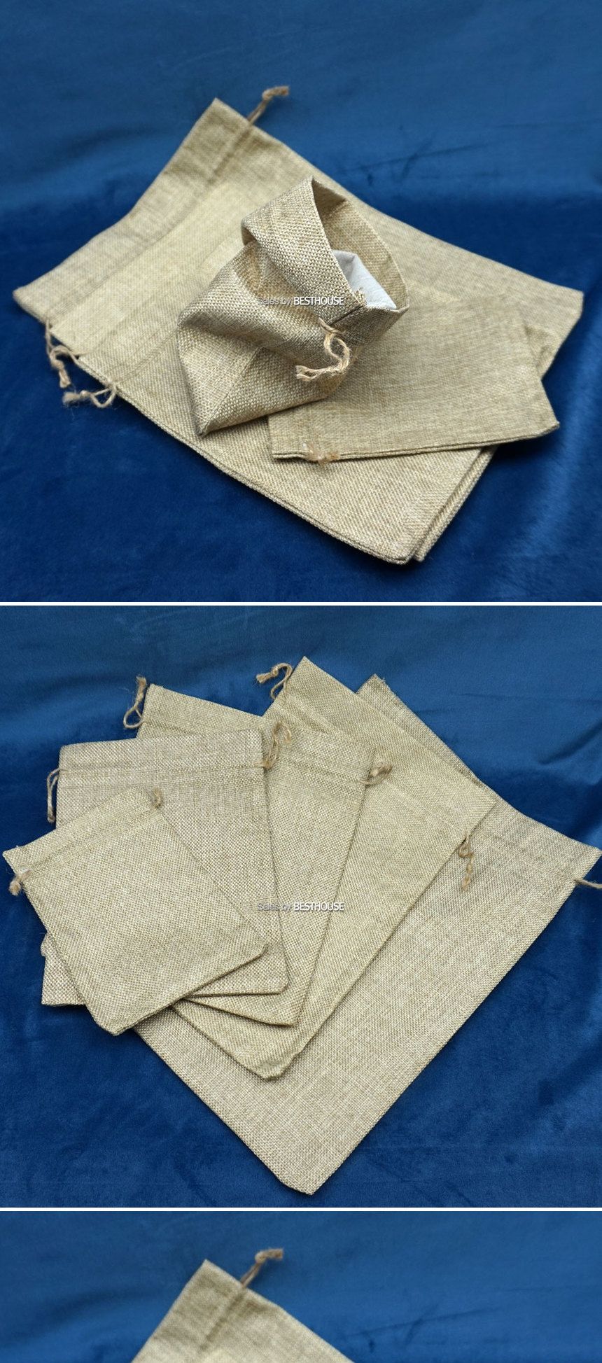 마대 자루 주머니-화분 소품 커버 25x35cm/화분/화분커버/감성커버/소품커버/주머니/파우치/커피콩주머니