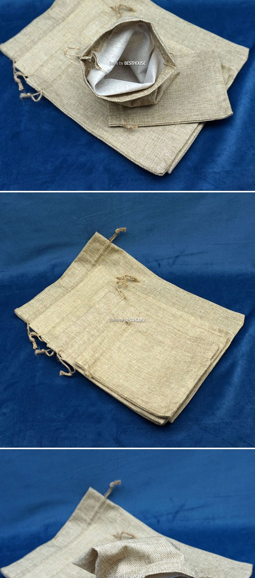 마대 자루 주머니-화분 소품 커버 25x35cm/화분/화분커버/감성커버/소품커버/주머니/파우치/커피콩주머니