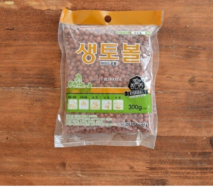 (소립) 황토볼 생토볼(하이드로볼) 대포장 7.5Kg/생토볼/인공토/습도조절/수경재배용/수경재배용품/원예용