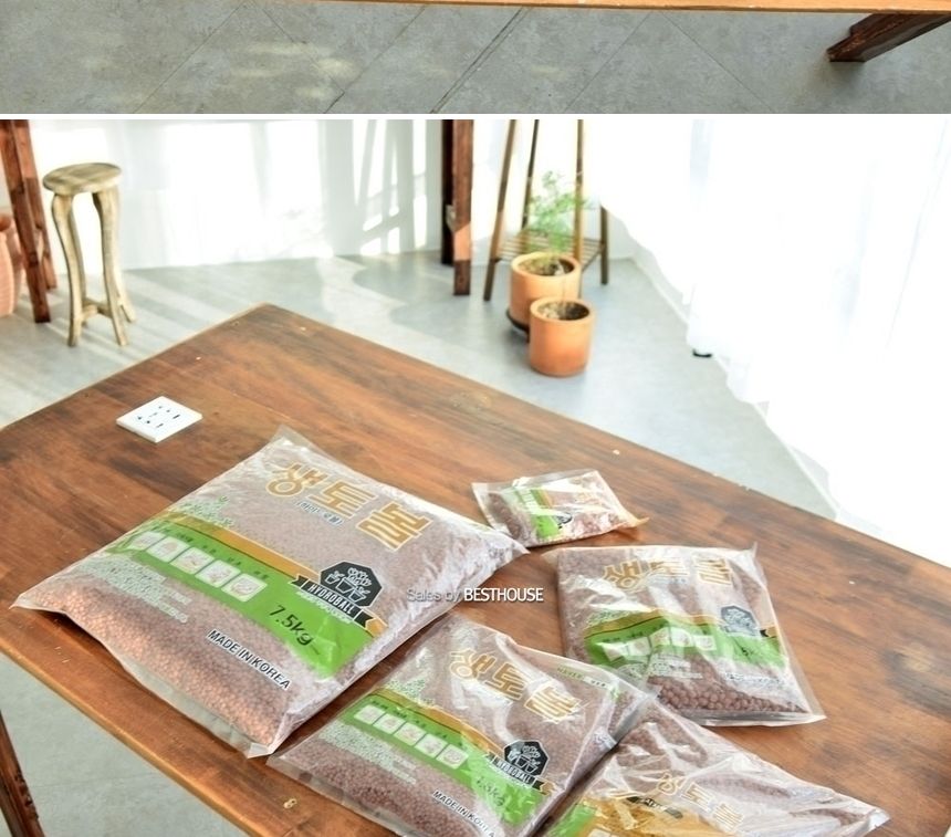 (소립) 황토볼 생토볼(하이드로볼) 대포장 7.5Kg/생토볼/인공토/습도조절/수경재배용/수경재배용품/원예용