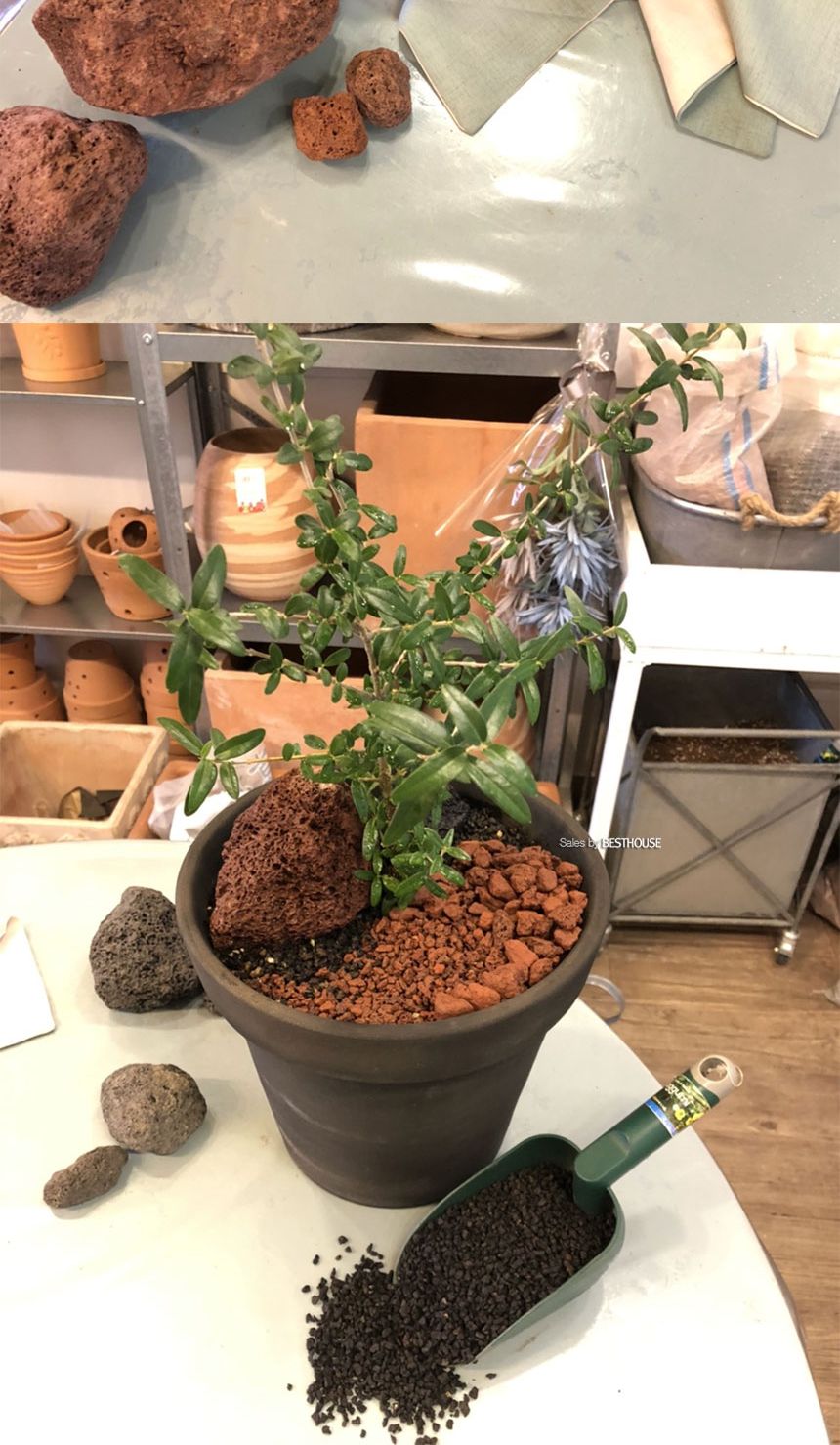 ([블랙] 10~20mm) 원예용 화산석(블랙) 대포장 자루 9-10Kg/자갈/화분돌/화분화산석/화분장식/분갈이/분갈