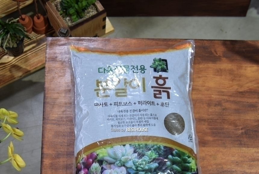 한성 묵직한 선인장 다육이 전용 분갈이 흙 (약4.5Kg)/흙/원예용흙/원예흙/원예용품/식물키우기/분갈이용흙