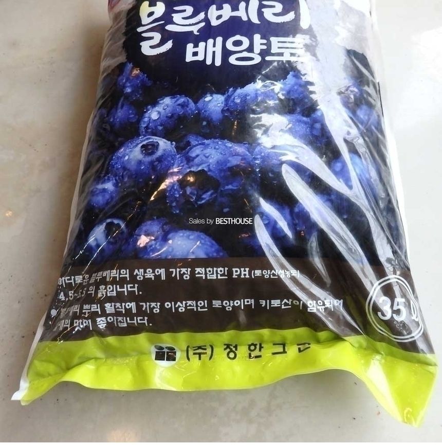 정한 블루베리 전용 배양토 분갈이 흙 35L