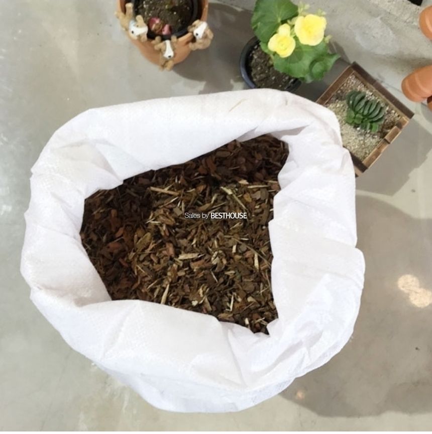 (일반 식물재배용 중소립) 대용량 바크 40L/흙/봉지흙/분갈이흙/분갈이토/상토/분갈이용흙/화분용흙/원예용