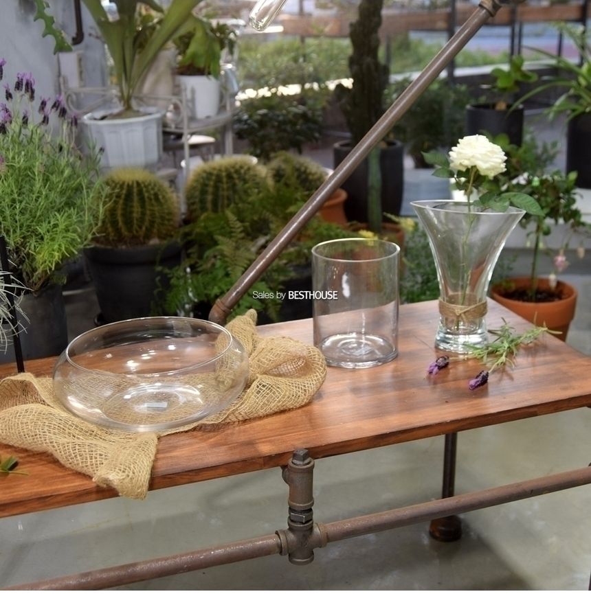 유리화분 화병 수반 SH12x15 (원통형)/화병/꽃병/인테리어소품/유리꽃병/장식유리병/꽃유리병/유리병/장식