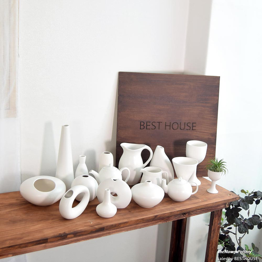 더플라워포터리 세라믹 도자기화병소품 FD-07 도넛/화병/예쁜화병/디자인화병/인테리어화병/원예용품/꽃병/